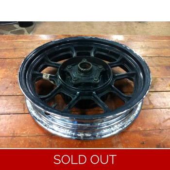 1983-86 Honda VT500C Shadow Rear Wheel with Drive Flange 42650-MF5-770 42610-MF5-000